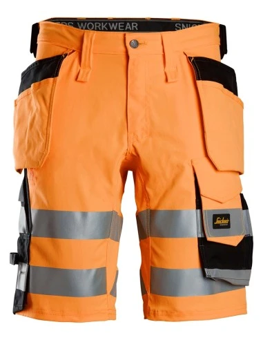 Spodenki krótkie odblaskowe stretch EN 20471/1 Snickers Workwear 6135